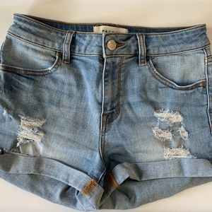 PacSun Super Stretch Shortie Jean Shorts
